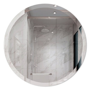 24" H x 24" W Alonso Beveled Bathroom Mirror 3258AH
