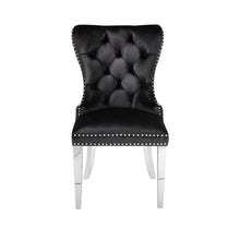 Load image into Gallery viewer, Alpena Upholstered Dining Chair in Black Velvet MR77
