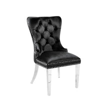 Load image into Gallery viewer, Alpena Upholstered Dining Chair in Black Velvet MR77
