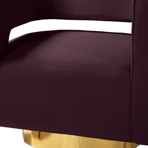 Alson 29.5'' Wide Velvet Swivel Barrel Chair