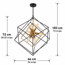 Load image into Gallery viewer, Alson Dimmable Geometric Chandelier
