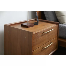 Load image into Gallery viewer, Alston 24&#39;&#39; Tall 2 - Drawer Solid Wood Nightstand in Walnut
