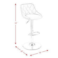 Load image into Gallery viewer, Altamonte Swivel Adjustable Height Bar Stool (Set of 2) 4270RR
