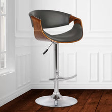 Load image into Gallery viewer, Alvin Swivel Adjustable Height Bar Stool

