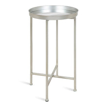 Load image into Gallery viewer, Alvis 25.8&#39;&#39; Tall Tray Top Cross Legs End Table
