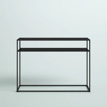 Load image into Gallery viewer, Black Alviva 42&#39;&#39; Steel Console Table
