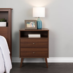 Cherry Alyssa 2 - Drawer Nightstand 1397AH