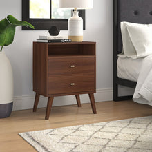 Load image into Gallery viewer, Cherry Alyssa 2 - Drawer Nightstand 1397AH
