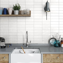 Load image into Gallery viewer, White Amagansett 2.55&quot; x 7.87&quot; Ceramic Subway Wall Tile

