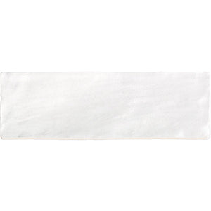 White Amagansett 2.55" x 7.87" Ceramic Subway Wall Tile