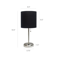Load image into Gallery viewer, Amari Metal USB Table Lamp (Set of 2)
