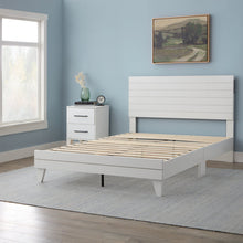 Load image into Gallery viewer, Queen Amarys Shiplap Platform Bed Frame
