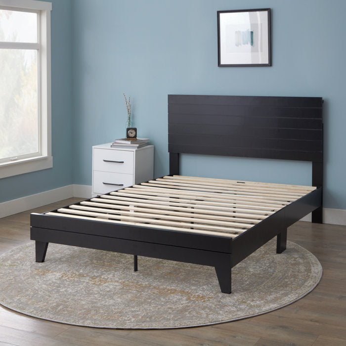 Queen Amarys Shiplap Platform Bed Frame