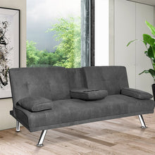 Load image into Gallery viewer, Amaurion Twin 66.2'' Wide Biscuit Back Convertible Sofa 5097RR
