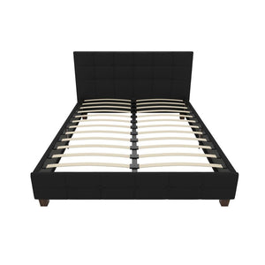 Amherst Tufted Upholstered Low Profile Platform QUEEN Bed 6587RR