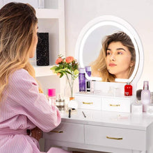 Load image into Gallery viewer, Ami Vanity Set with Stool and Mirror
