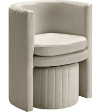 Load image into Gallery viewer, 30&#39;&#39; H X 25&#39;&#39; W X 22.5&#39;&#39; D Amilliona Barrel Chair and Ottoman
