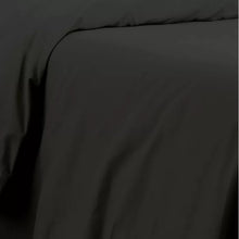 Load image into Gallery viewer, Twin/Twin XL Duvet Cover + 1 Standard Sham Black Amirreza Microfiber Reversible Traditional Duvet Cover Set
