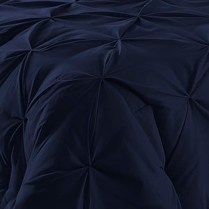 King Comforter + 2 King Pillow Cases Navy Blue Amrie MRM4270