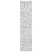 Load image into Gallery viewer, Amyrose Power Loom Performance Gray/Ivory Rug, Runner 2&#39; x 14&#39;
