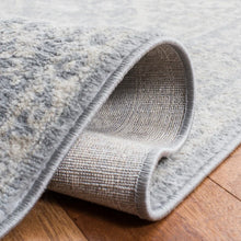 Load image into Gallery viewer, Amyrose Power Loom Performance Gray/Ivory Rug, Runner 2&#39; x 14&#39;

