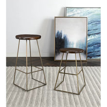 Load image into Gallery viewer, Anastasia Solid Wood Bar Stool (30” Seat Height) (Set of 2)
