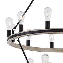 Load image into Gallery viewer, Anatoli 18 - Light Dimmable Wagon Wheel Chandelier
