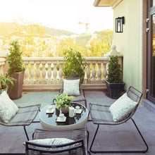 Load image into Gallery viewer, Andalucia Matte Black 1 - Bulb 14.76&quot; H Outdoor Wall Lantern #868HW
