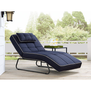 Andrew 45.8'' Long Reclining Single Chaise with Cushions 2180CDR