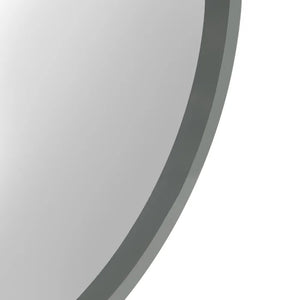 25.6" x 25.6" Gray Andrickson Modern Mirror