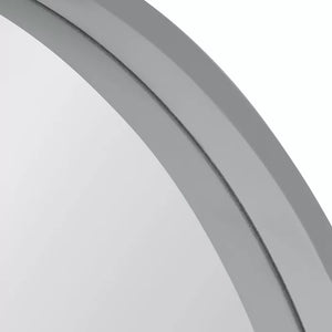 25.6" x 25.6" Gray Andrickson Modern Mirror