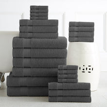 Load image into Gallery viewer, Aneysa 24 Piece 100% Cotton Towel Set
