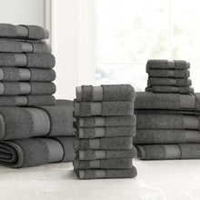 Load image into Gallery viewer, Aneysa 24 Piece 100% Cotton Towel Set
