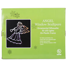 Load image into Gallery viewer, Angel with 35 Light LED Lighted Window Décor
