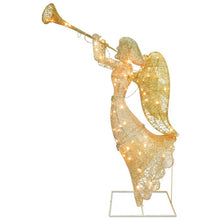 Load image into Gallery viewer, Champagne Angel with Clear Lights Christmas Decoration Lighted Display #AD241
