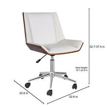 Load image into Gallery viewer, White Angeles Task Chair 7185
