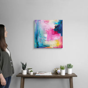 20" H x 20" W x 1.25" D Angelina by Amira Rahim - Bold Art on Canvas