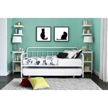 Load image into Gallery viewer, White Angelita Twin Daybed with Trundle 3372RR
