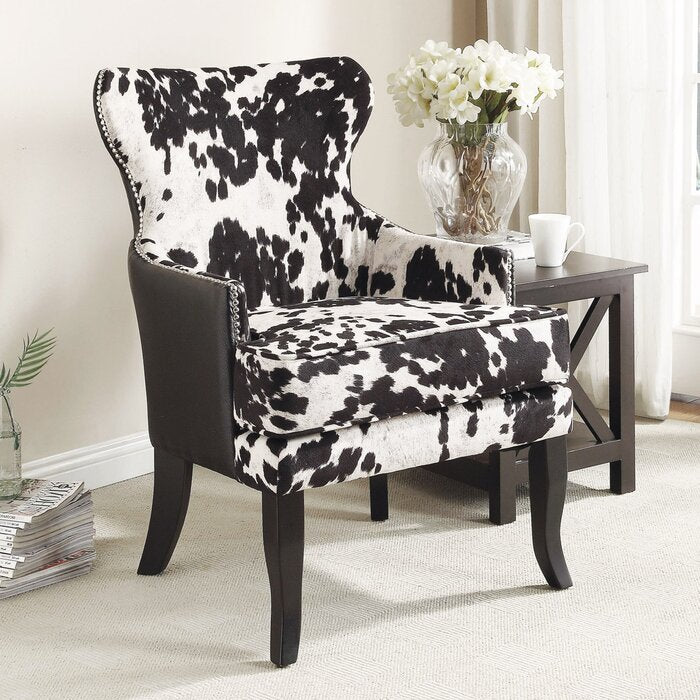 Angus Upholstered Wingback Chair