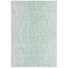 Load image into Gallery viewer, Animal Print Indoor / Outdoor Area Rug in Ivory/Green 2&#39;7&quot; x 5&#39;
