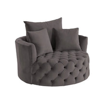 Load image into Gallery viewer, Anite Upholstered Swivel Barrel Chair
