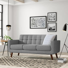 Load image into Gallery viewer, Anna Upholstered Sofa Linen Blend Grey
