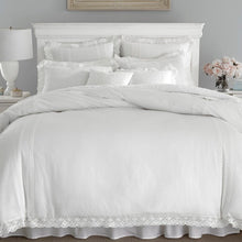 Load image into Gallery viewer, King Duvet Cover + 2 Shams Cream White Annabella Reversible Duvet Cover Set MRM346

