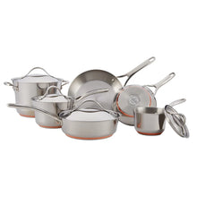 Load image into Gallery viewer, Anolon Nouvelle Copper Stainless Steel Cookware Set, 10-Piece
