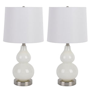 Anona Table Lamp Set of 2 White(2422RR)