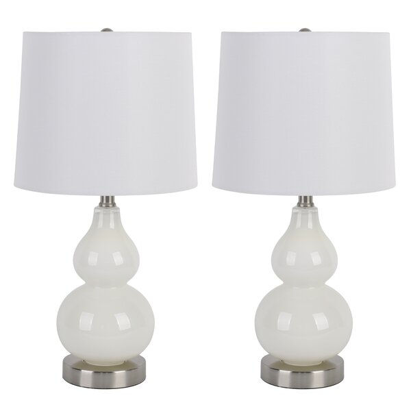 Anona Table Lamp Set of 2 White(2422RR)