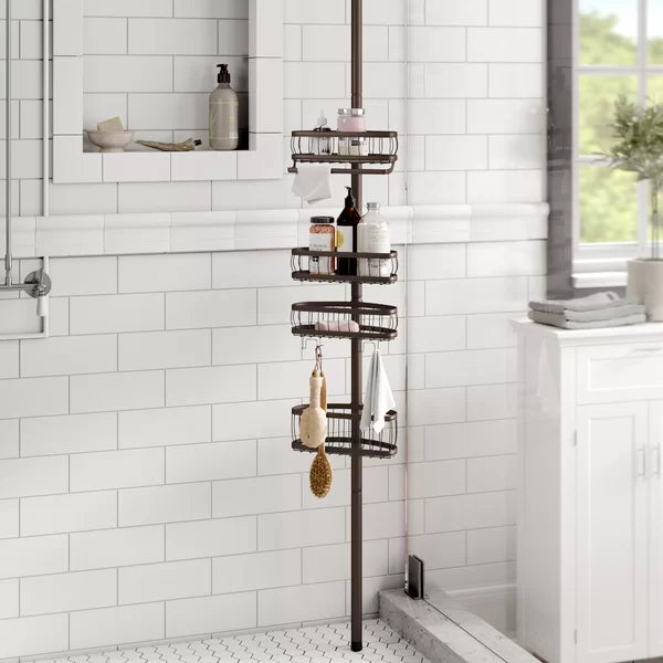 Anshdeep Tension Pole Shower Caddy