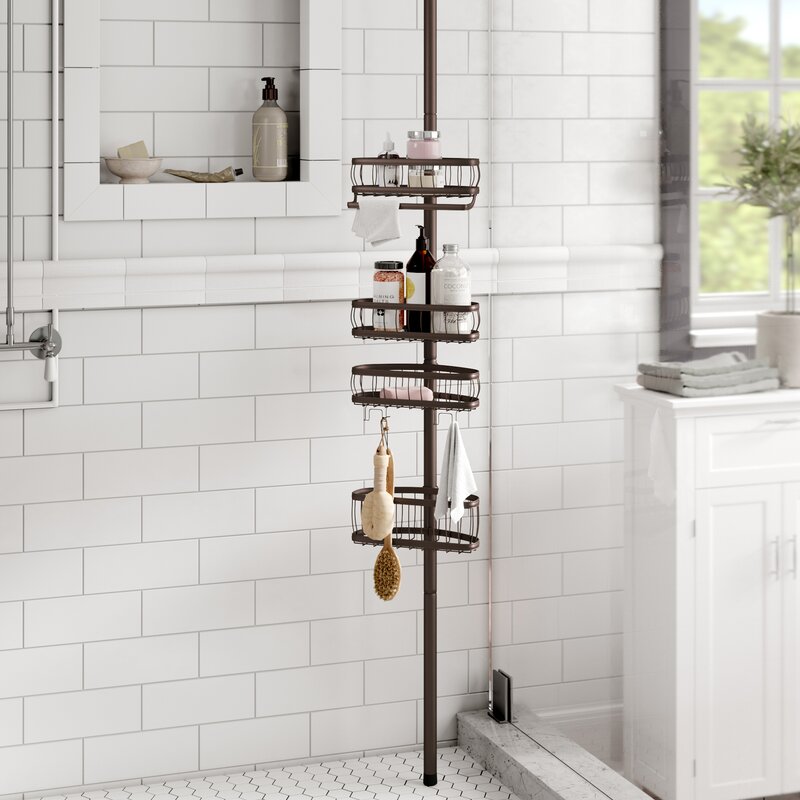 Anshdeep Tension Pole Shower Caddy