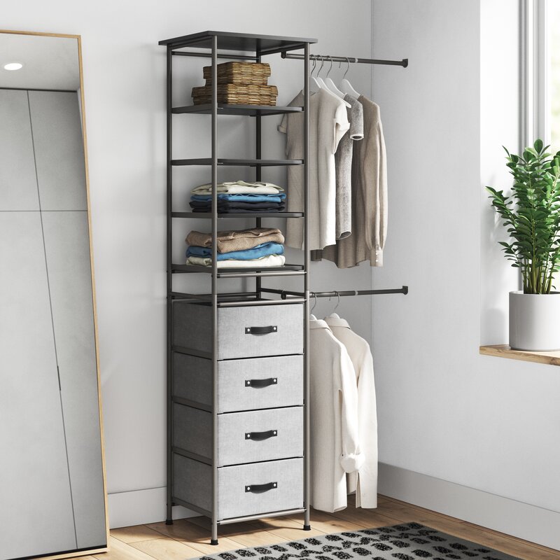 Anshel 19 W Closet System Free Standing Tower MRM4004 Salvage Co Fishers