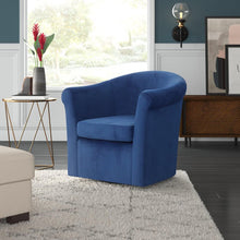 Load image into Gallery viewer, Anstett 30.5&#39;&#39; Wide Swivel Barrel Chair
